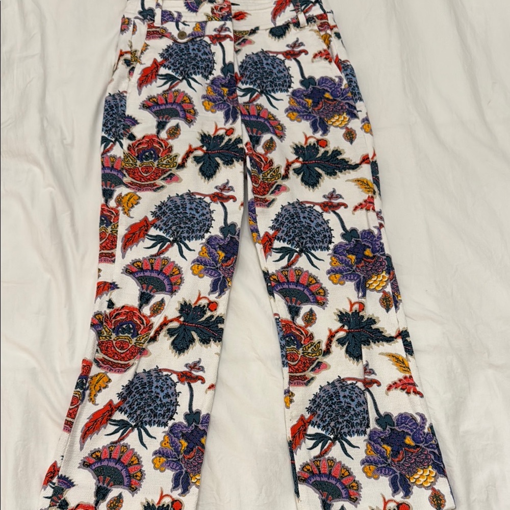 J Crew Floral Patterned Pants